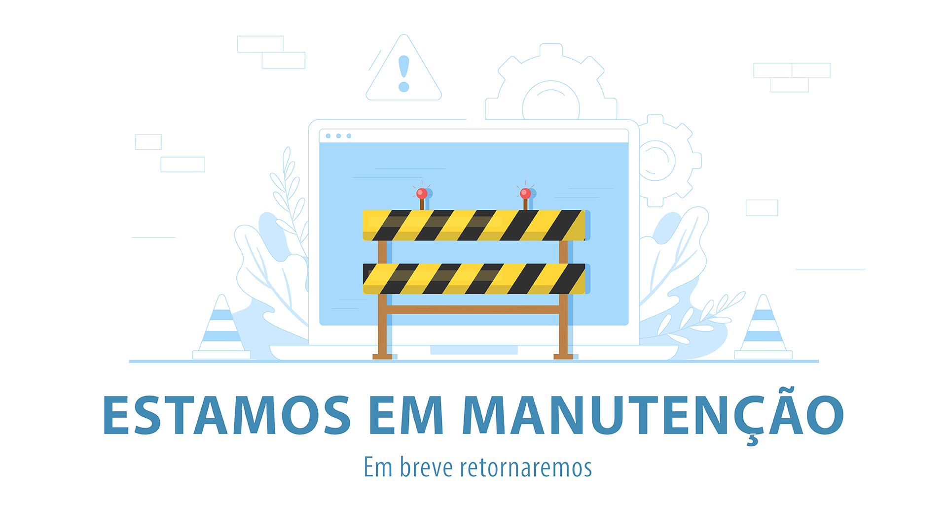 Estamos em Manutenção!